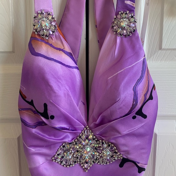 Purple Prom Dress - Picture 3 of 8